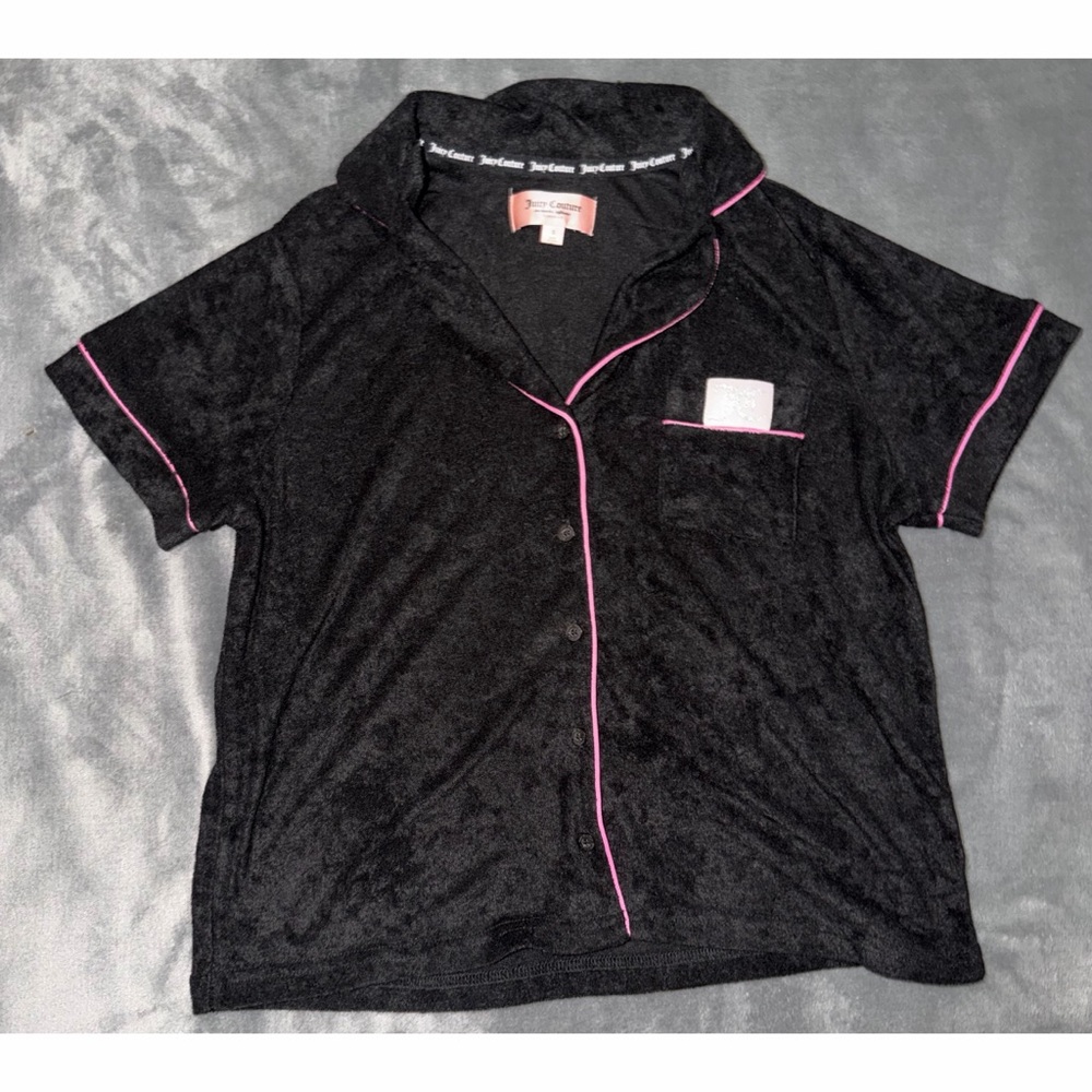 🖤🩷 Juicy Couture Terry Cloth Pajama Set - Picture 4 of 5